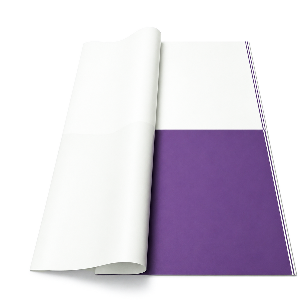 Coli celofan cu print model 6, culoare mov J10 - ROC A288