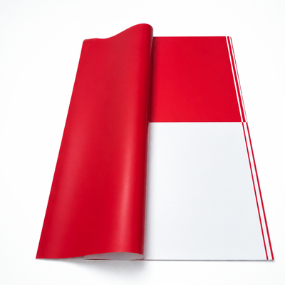 Coli celofan cu print model 6, culoare roșu J46 - ROC A288