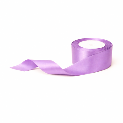 Rolă panglică satinată, 4 cm, culoare lila NR. 69 - ROC 0811