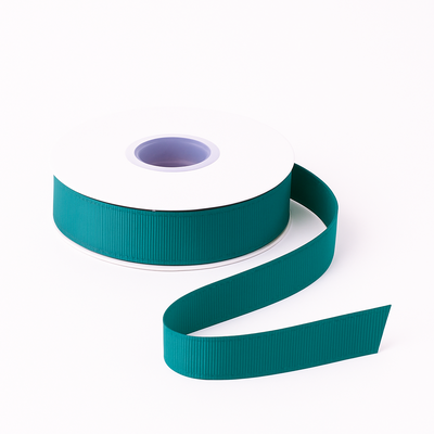 Cinta de satén, 2.5 cm, color verde NR. 346