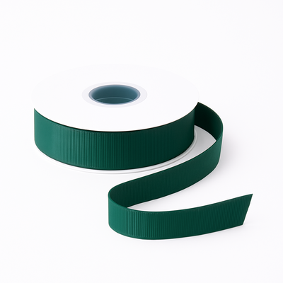 Bandă satinată, 2.5 cm, culoare verde NR. 589 - ROC 0847