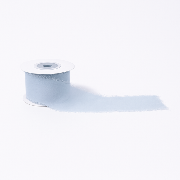 Bandă textilă cu margini franjurate, culoare blue NR. 185 - ROC 0854