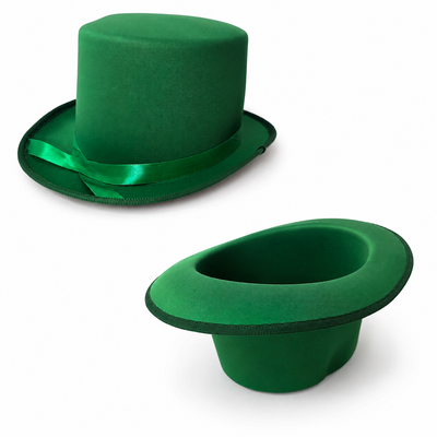Pălărie decorativă pentru aranjamente florale, culoare verde - ROC PL