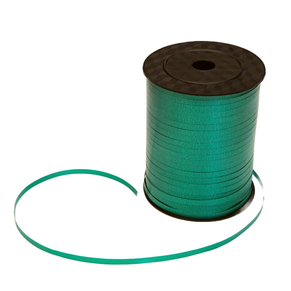 Rolă panglică rabant pentru flori, lățime 0.5 cm, lungime 100 m, culoare verde smarald - ROC 0833