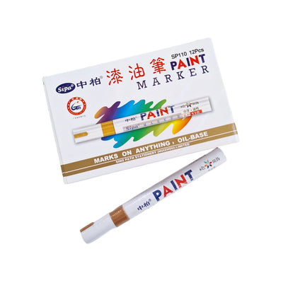Marker cu vopsea, culoare auriu - ROC R7