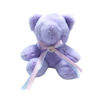 Set 12 ursuleți pentru decorarea lumânării de botez, culoare lila - ROC 069
