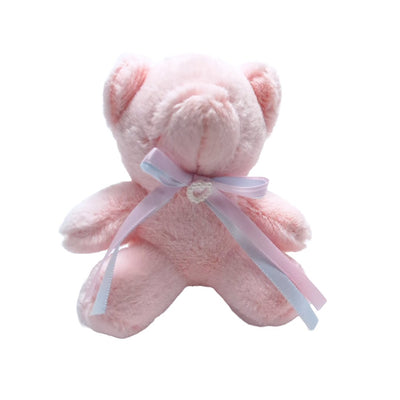 Set 12 ursuleți pentru decorarea lumânării de botez, culoare roz - ROC 069