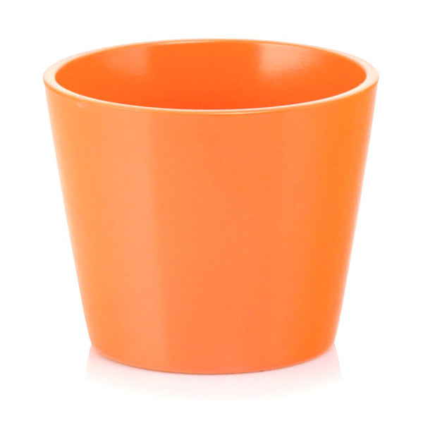 Ghiveci din ceramica, culoare portocaliu - ROC GHIV1