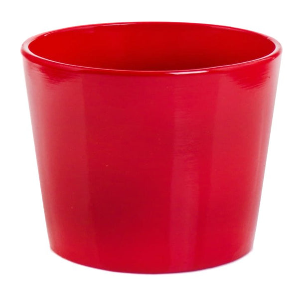 Ghiveci din ceramica, culoare rosu - ROC GHIV 1