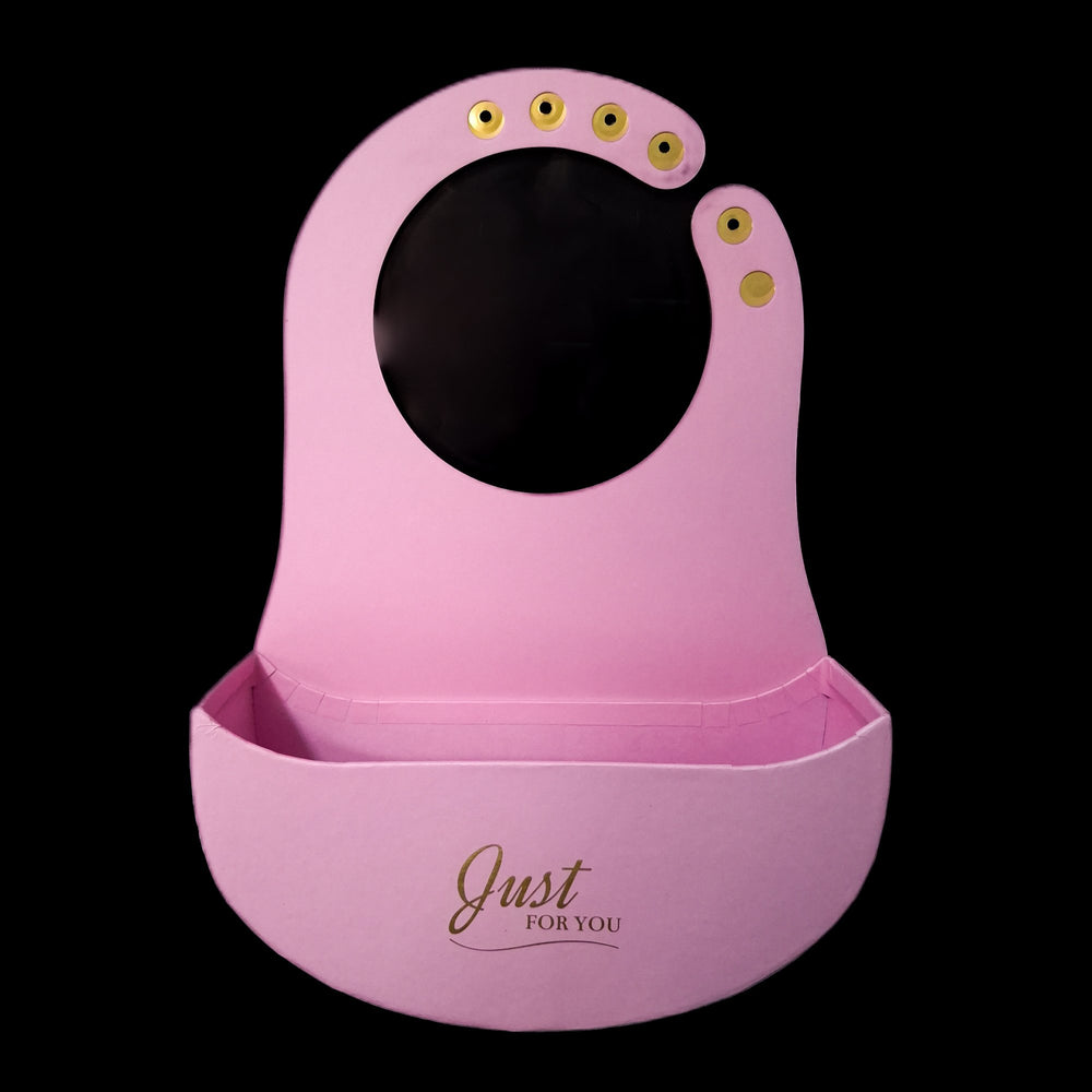 Set 2 cutii din carton pentru aranjamente florale, culoare roz închis - ROC 5816