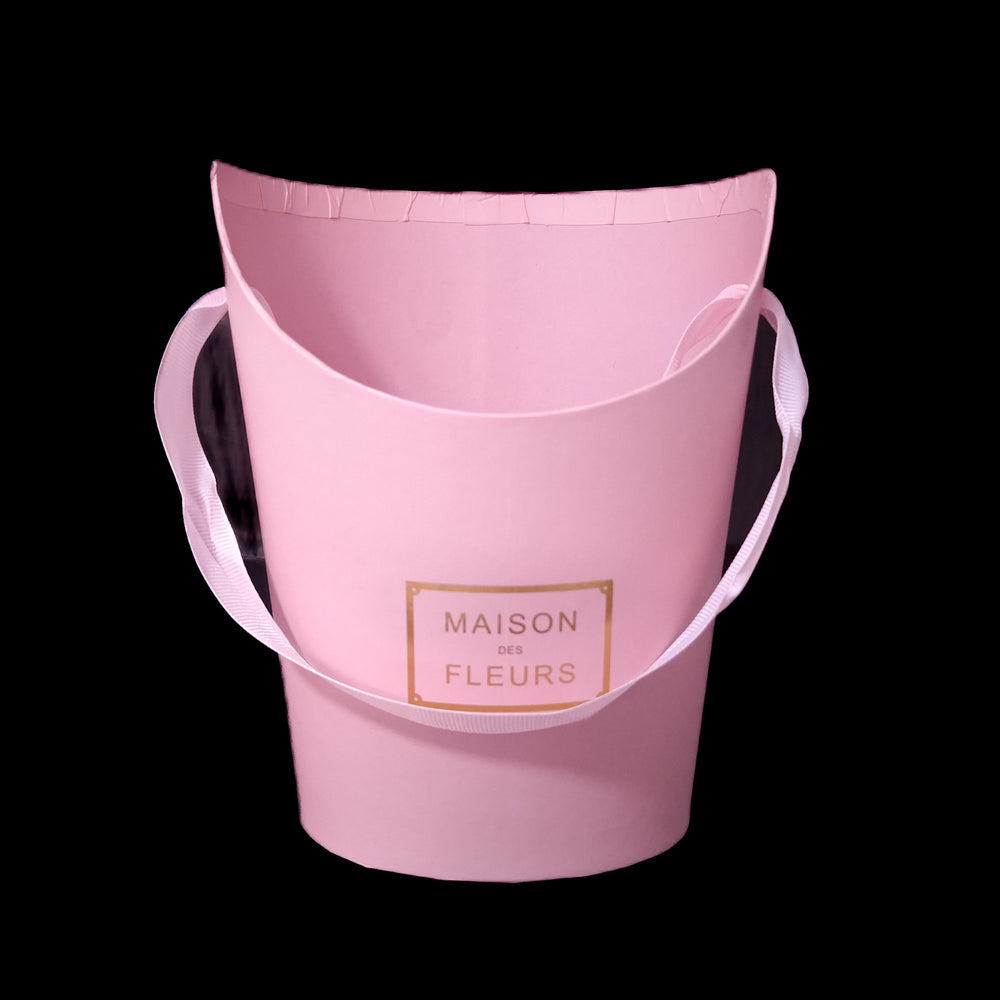 Cutie cu mâner "Maison des Fleurs", culoare roz - ROC 5816