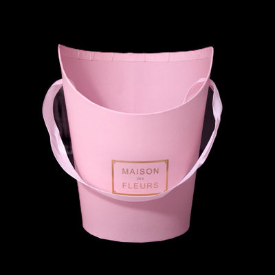 Cutie cu mâner "Maison des Fleurs", culoare roz - ROC 5816