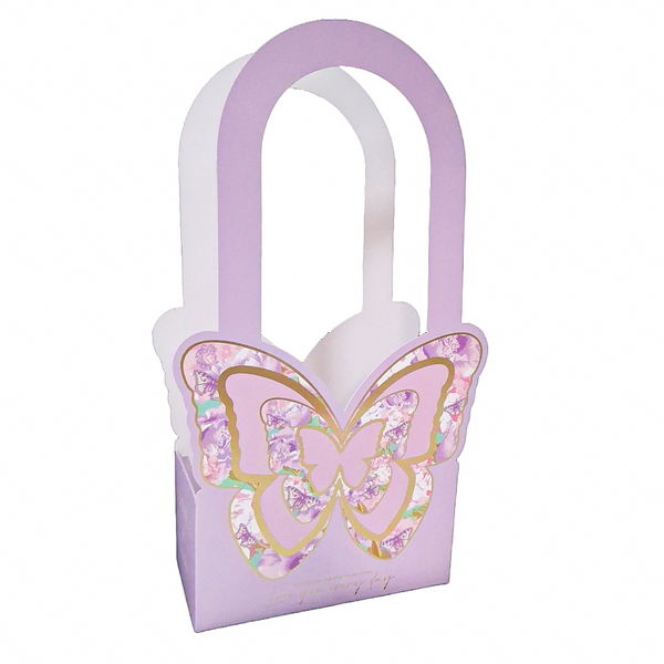 Set 10 cutii model fluture, culoare lila - ROC A220