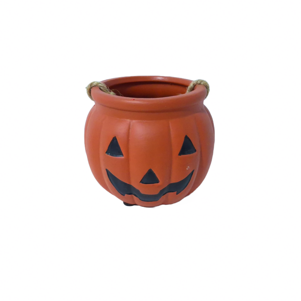 CH 72 - Ghiveci din ceramică cu toartă pentru Halloween
