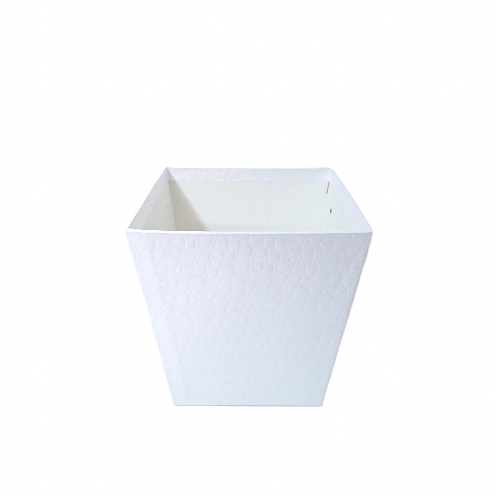 Cutie cu mâner, culoare alb - ROC 5811