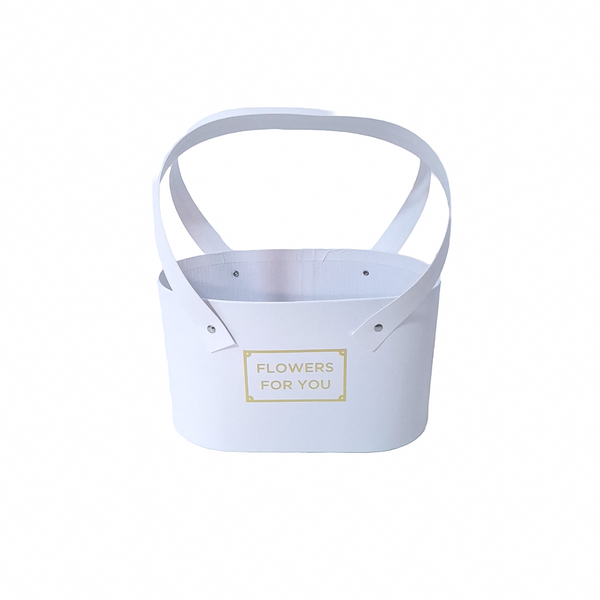 Cutie cu mâner, culoare alb - ROC 5269
