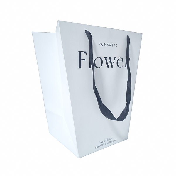 Set 2 pungi pentru aranjamente florale, culoare alb - ROC A215
