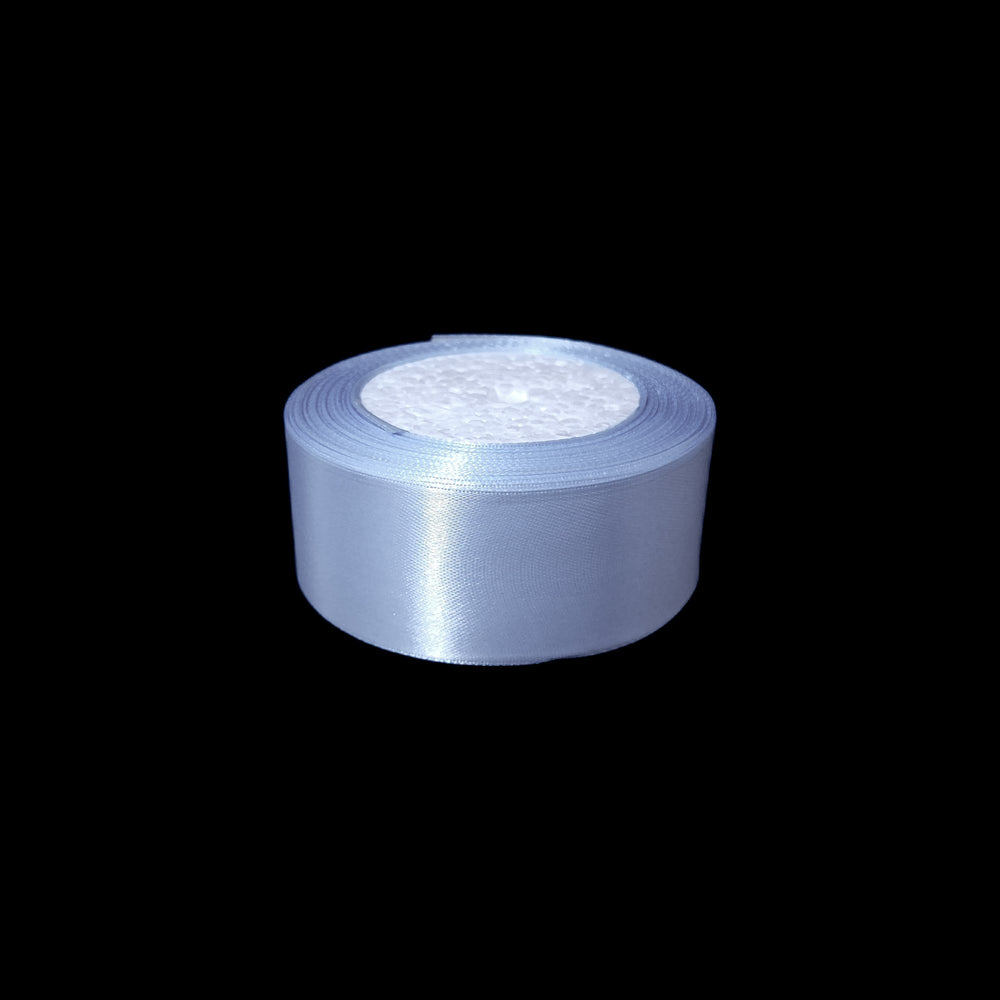 Rolă panglică satin, 4 cm, culoare albastru NR. 104 - ROC 0811