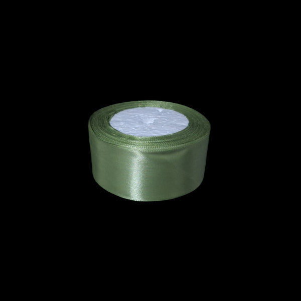 Rolă panglică satin, 4 cm, culoare verde NR. 111 - ROC 0811