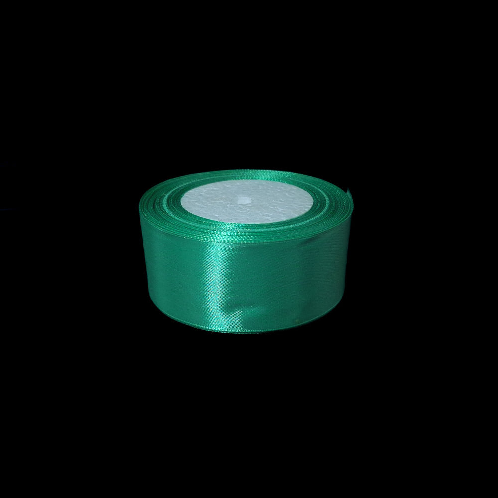 Rolă panglică satin, 4 cm, culoare verde NR. 54 - ROC 0811
