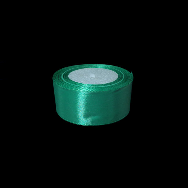 Rolă panglică satin, 4 cm, culoare verde NR. 54 - ROC 0811