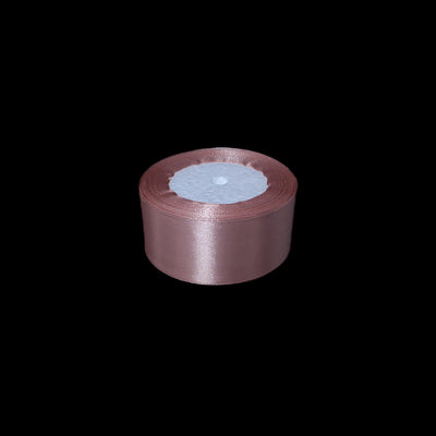 Rolă panglică satin, 4 cm, culoare roz prăfuit NR. 146 - ROC 0811