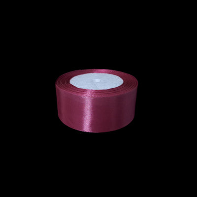 Rollo de cinta de satén, 4 cm, color ciclamen NR. 134