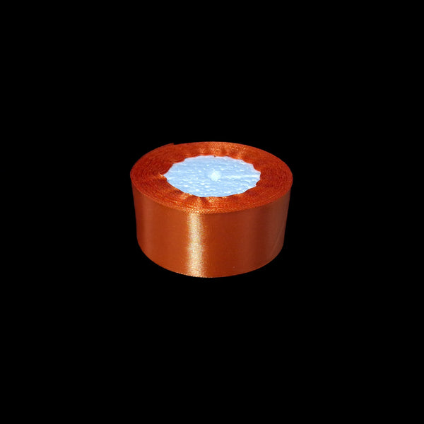 Rolă panglică satin, 4 cm, culoare portocaliu NR. 164 - ROC 0811