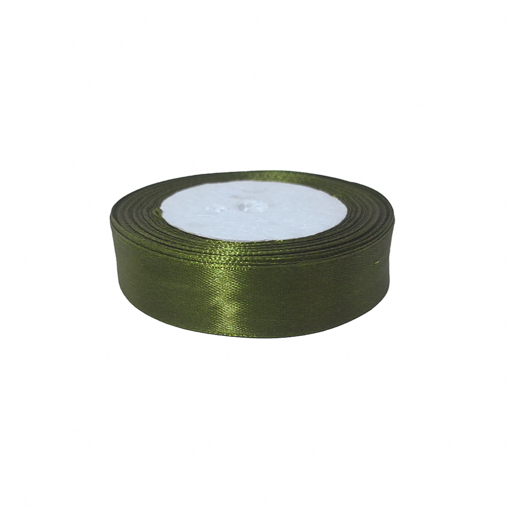 Bandă din satin, 2 cm, culoare verde NR. 55 - ROC 080