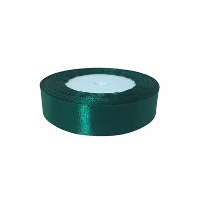 Cinta de satén, 2 cm, color verde NR. 126