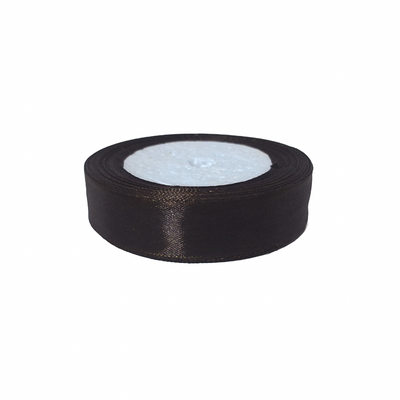 Bandă din satin, 2 cm, culoare maro NR. 185 - ROC 080