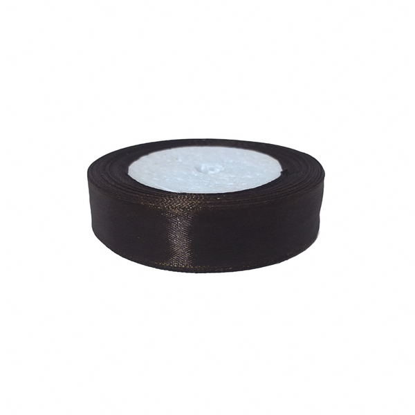 Bandă din satin, 2 cm, culoare maro NR. 185 - ROC 080