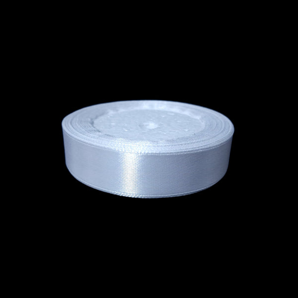 Bandă din satin, 2 cm, culoare alb NR. 1 - ROC 080