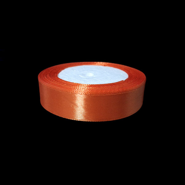Bandă din satin, 2 cm, culoare portocaliu NR. 164 - ROC 080