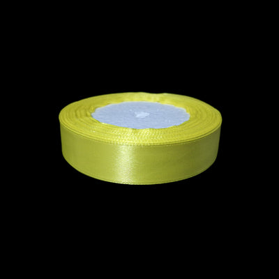 Bandă din satin, 2 cm, culoare galben NR. 15 - ROC 080