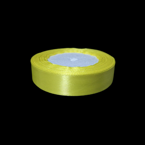 Bandă din satin, 2 cm, culoare galben NR. 15 - ROC 080
