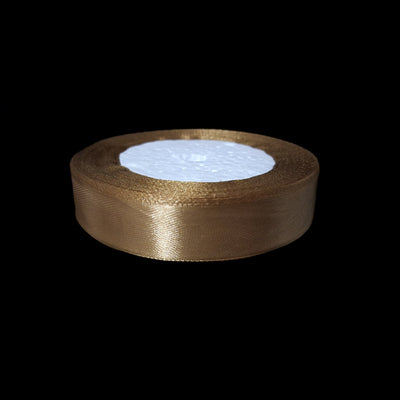 Cinta de satén, 2 cm, color marrón NR. 105