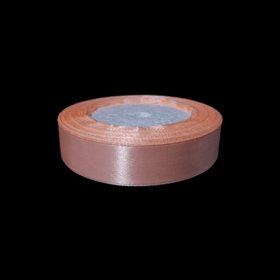 Bandă din satin, 2 cm, culoare corai NR. 7 - ROC 080