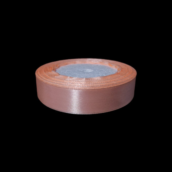 Bandă din satin, 2 cm, culoare corai NR. 7 - ROC 080