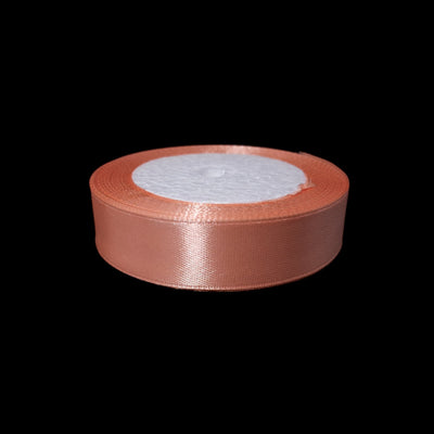 Bandă din satin, 2 cm, culoare corai NR. 124 - ROC 080
