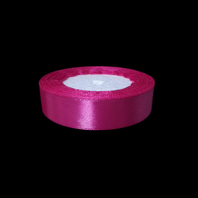 Bandă din satin, 2 cm, culoare ciclam NR. 28 - ROC 080