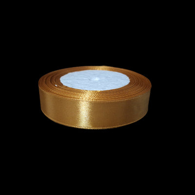 Bandă din satin, 2 cm, culoare auriu NR. 157 - ROC 080