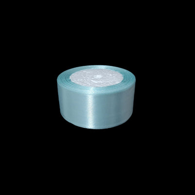 Rolă panglică satin, 4 cm, culoare albastru NR. 103 - ROC 0811