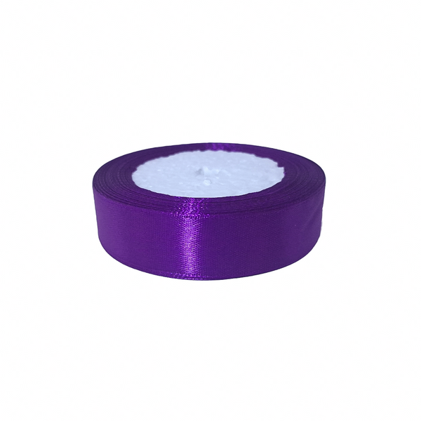 Bandă din satin, 2 cm, culoare mov NR. 35 - ROC 080
