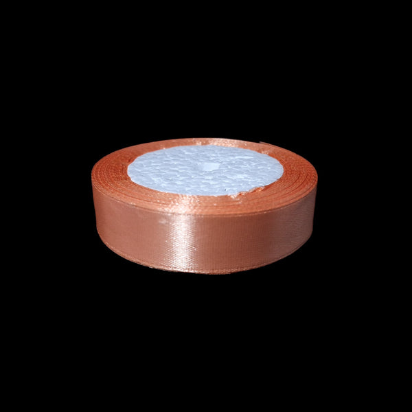 Bandă din satin, 2 cm, culoare corai NR. 88 - ROC 080