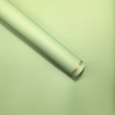 Coli celofan cu dungi aurii, culoare verde olive - ROC A288