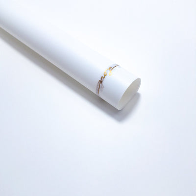 Coli celofan semitransparent cu margine ”Love”, culoare auriu - ROC A19