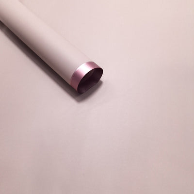 Coli celofan semitransparent cu margine aurie, culoare bej - ROC A19