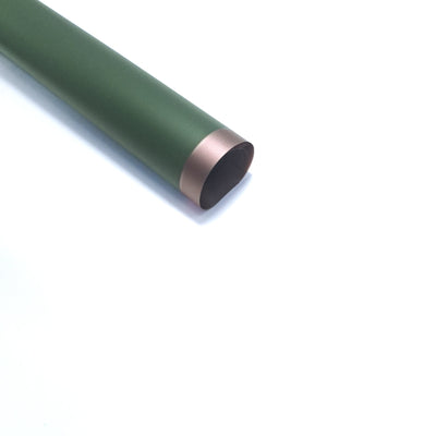 Coli celofan semitransparent cu margine aurie, culoare verde - ROC A19