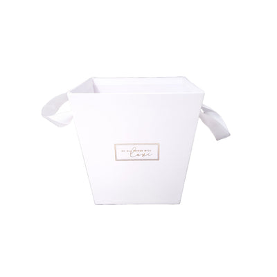 Cutie pentru aranjamente florale, culoare alb - ROC 5814